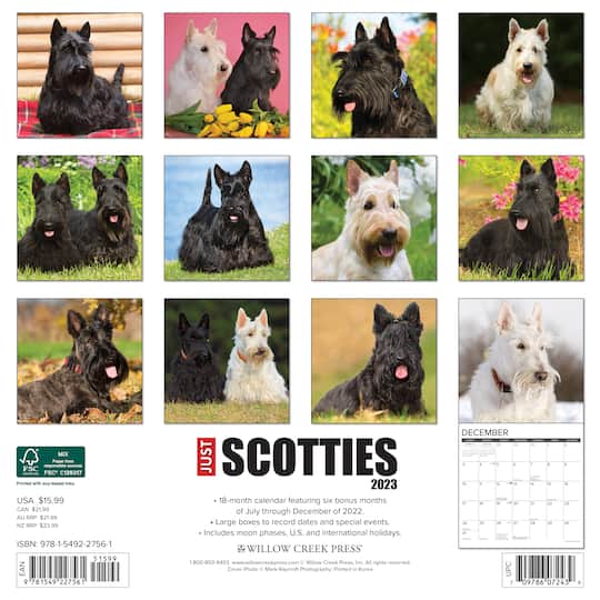 2023 Just Scotties Wall Calendar Wall Calendars Michaels